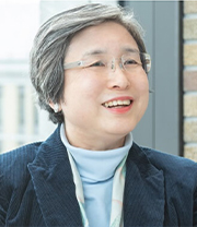 Color photograph of Professor Reiko Tsuchiya