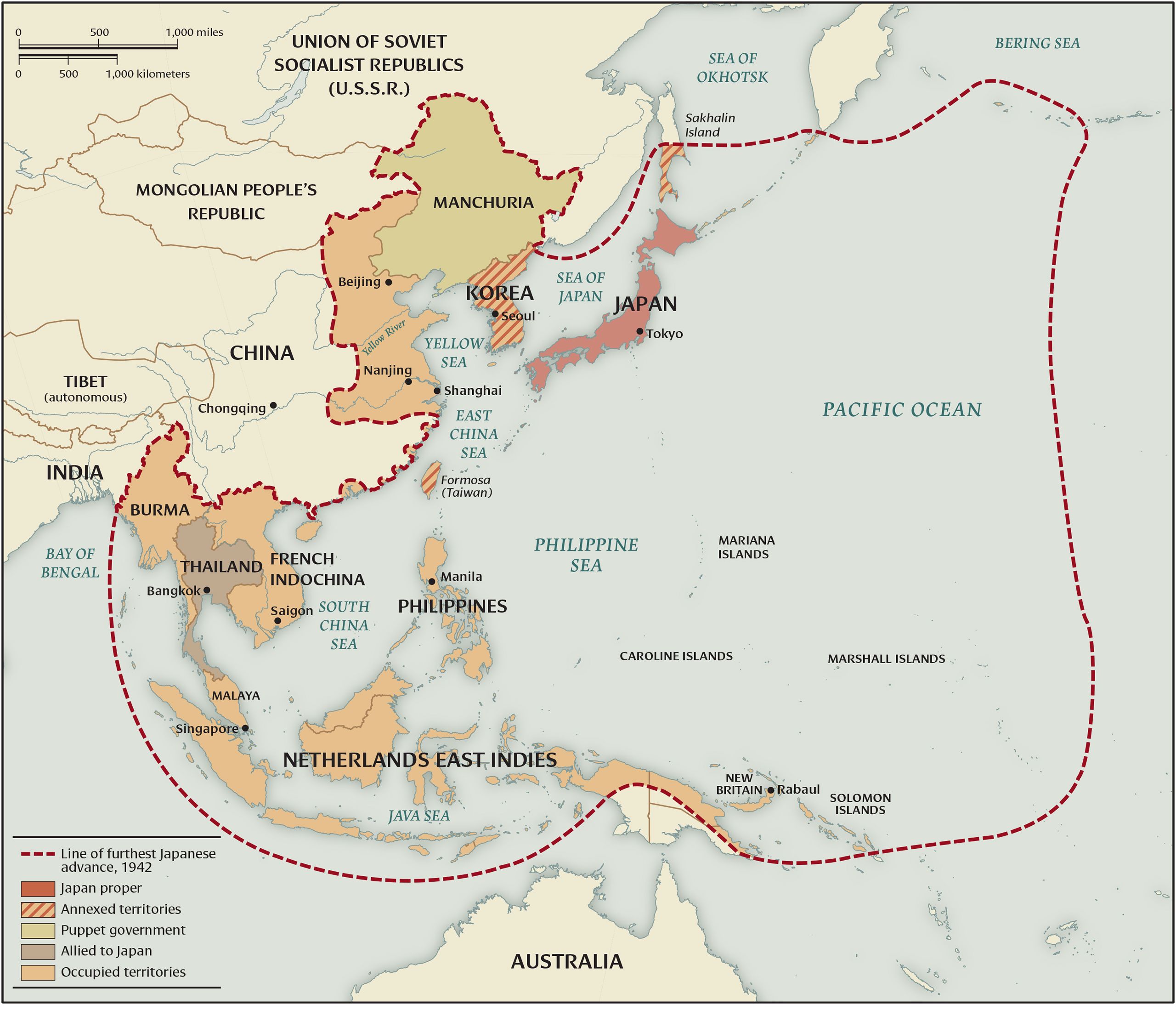 The Map Of Japan During World War II: A Visual Chronicle Of Conflict ...